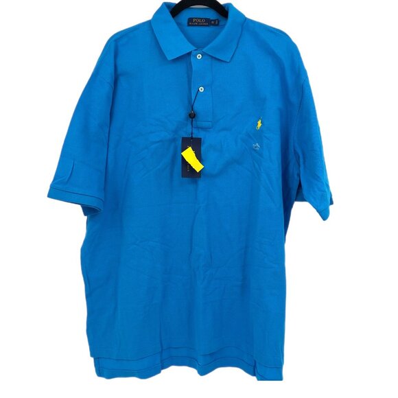 Polo by Ralph Lauren Blue Short Sleeve Polo Shirt | Size XL - Picture 1 of 6
